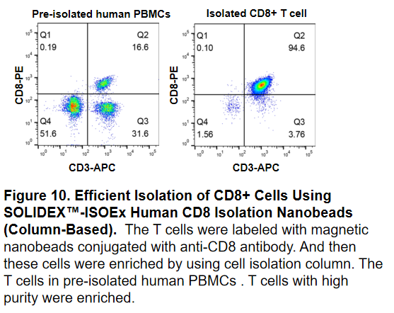 ISOEx Immunocytes Cell Isolation Immunomagnetic Beads validation