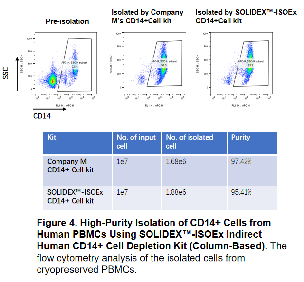 ISOEx Immunocytes Cell Isolation Immunomagnetic Beads validation